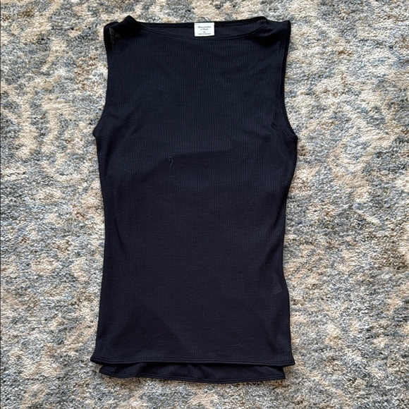 Abercrombie & Fitch Black Tank Top - Picture 1 of 3